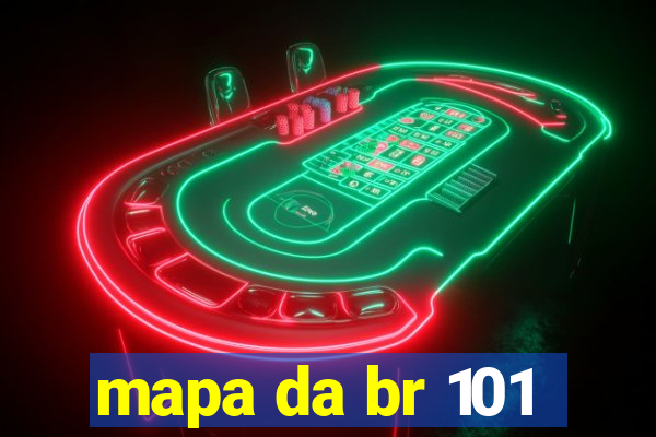 mapa da br 101